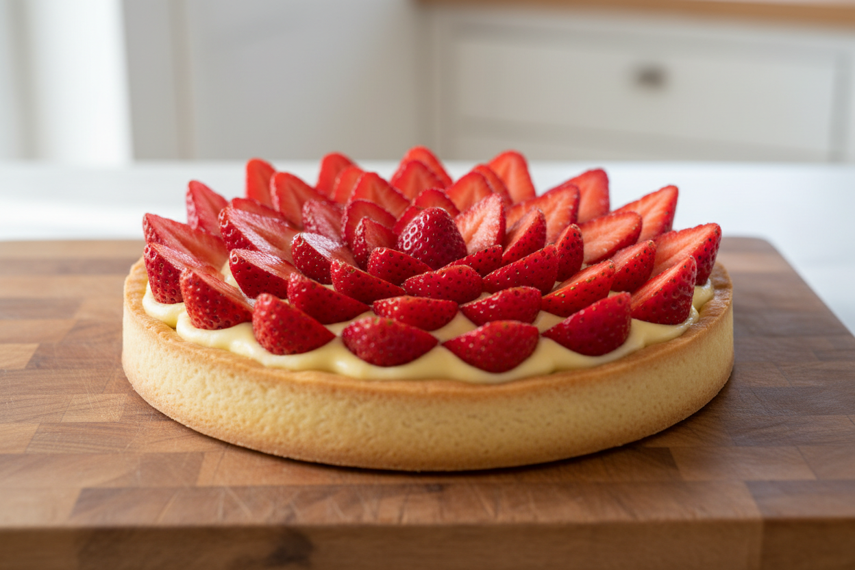 Tarte aux fraises