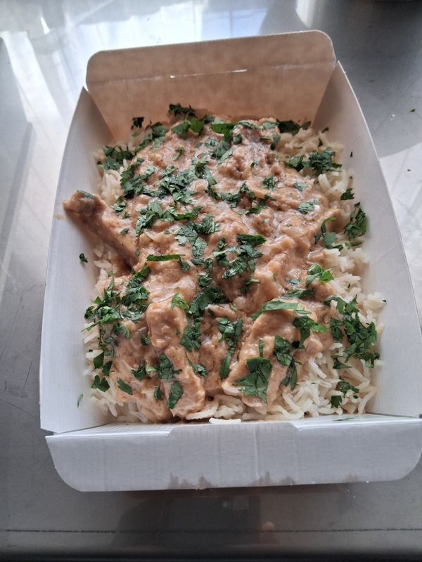 Porc sauté au satay