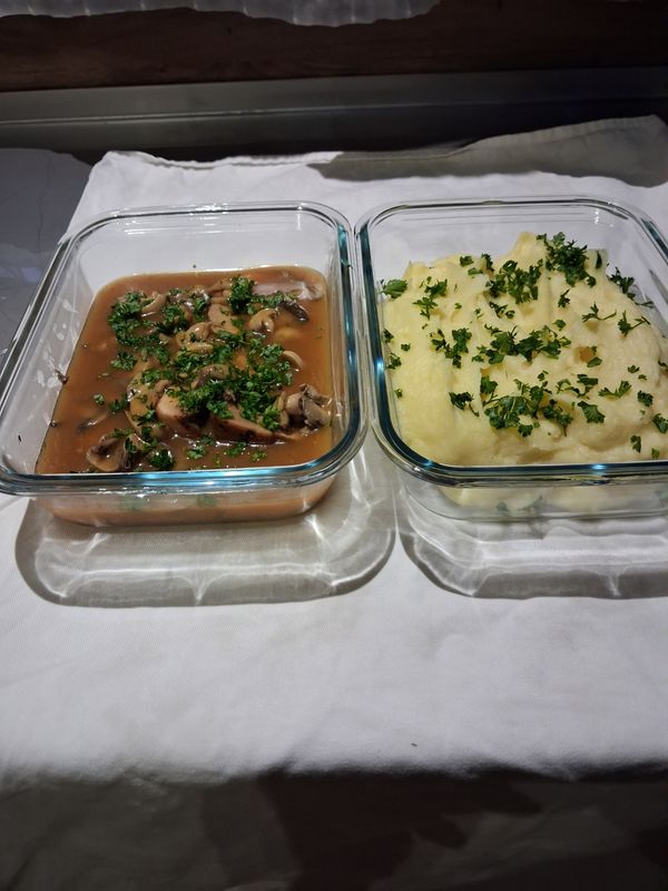 Roti de dinde + Purée